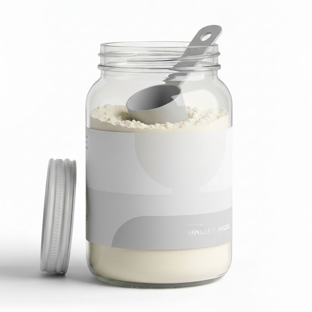 Daily Blend jar with wide mouth design for easy scooping